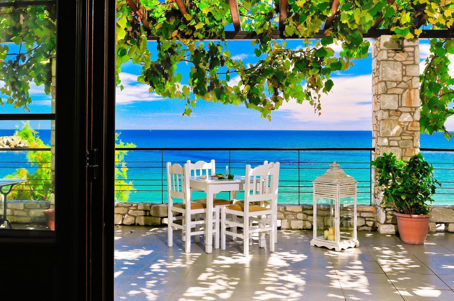 Hotel Manthos Blue Agios Ioannis  Bagian luar foto