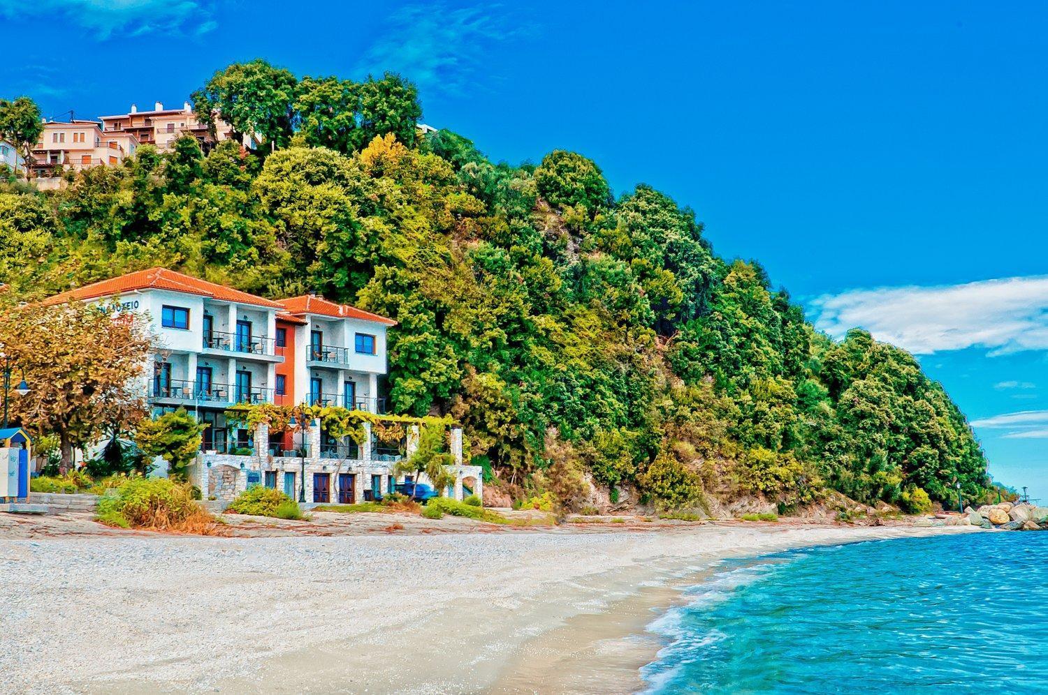 Hotel Manthos Blue Agios Ioannis  Bagian luar foto